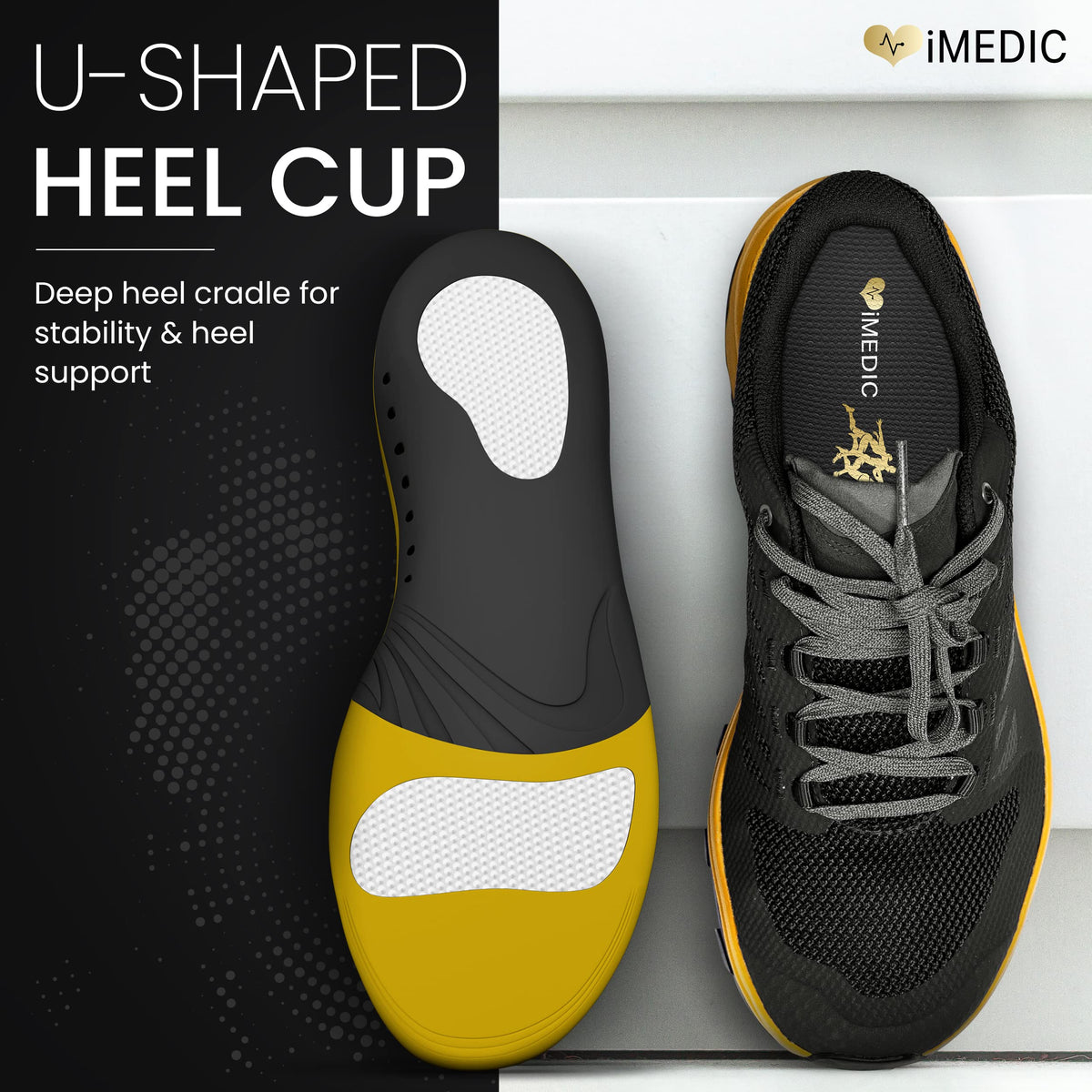 iMedic Orthotic Insoles for Plantar Fasciitis, Size XS UK 4-5.5