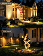 Linkind Halloween Solar Lights Outdoor Spotlight Waterproof RGB 2 Pack