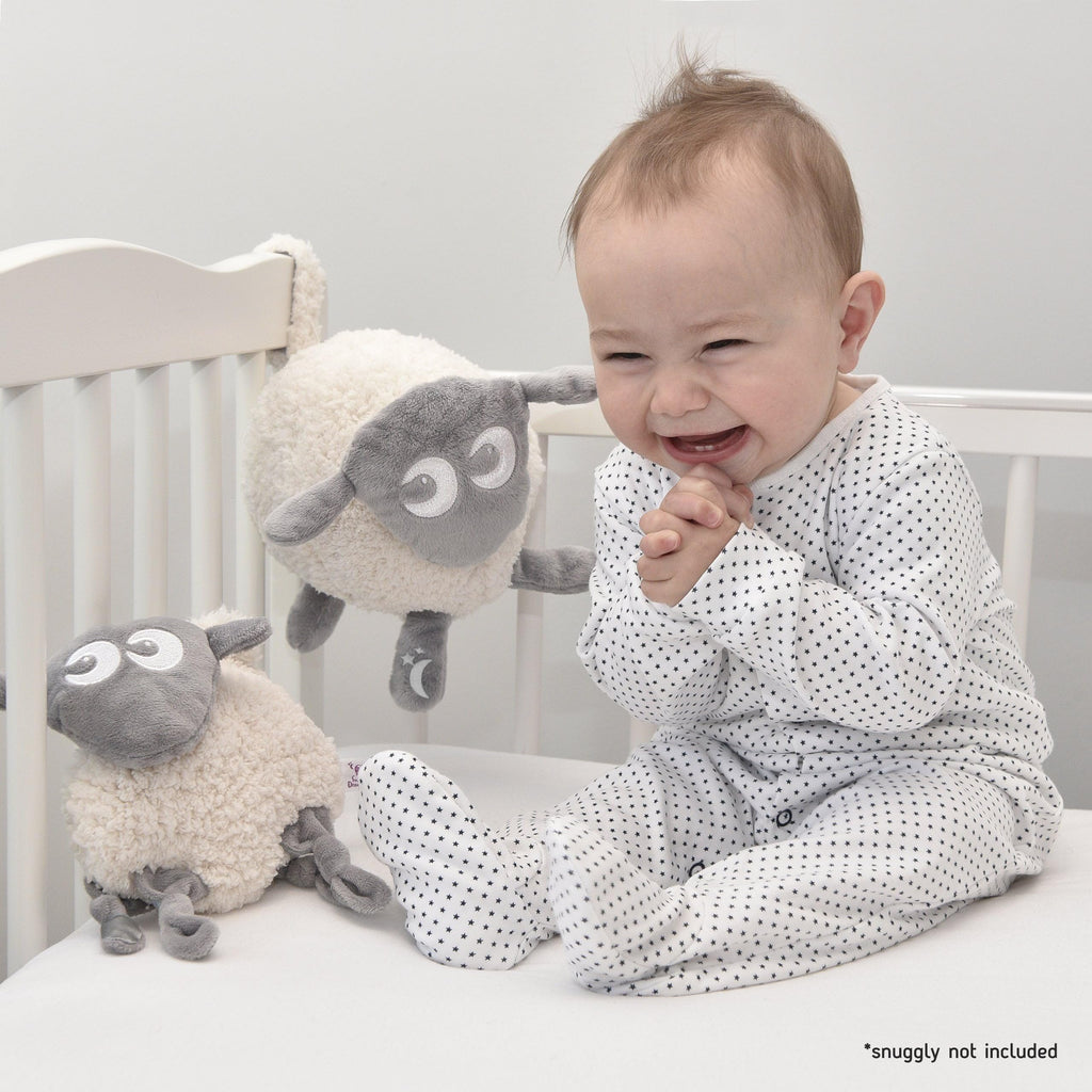 Sweet Dreamers, Rechargeable Ewan Deluxe, Beige | Baby & Infant Sleep Aid Gift | Cry Sensor & Nightlight | 10 Soothing White & Pink Noise Sounds | Continuous or Timer Playback | Machine Washable