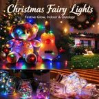 Joomer Solar Fairy Lights, 2-Pack Total 80FT 240LED Lights, Warm White
