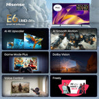 Hisense 55 Inch 55E6STUK 4K Ultra HD AI Smart TV