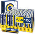 Allmax AAA (LR03) Maximum Power Alkaline Batteries (100 Count) – 1.5V