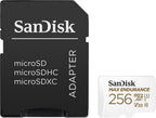 SANDISK MAX Endurance microSD Card + Adapter 128GB