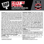 DAP Fast 'N Final Lightweight Spackling, White, 8 Oz (7079812140) (Pack of 12)