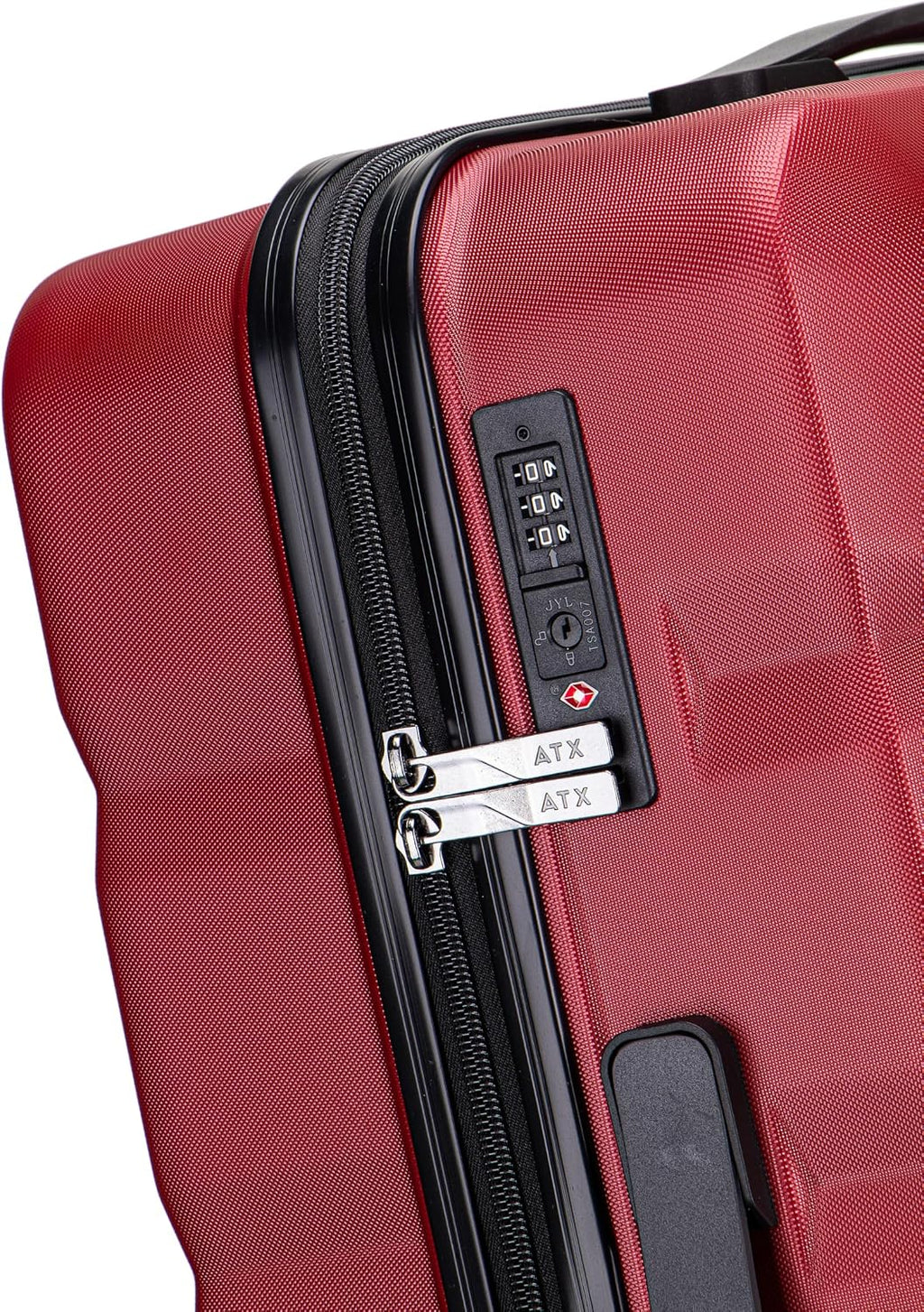 ATX Luggage Extra Large Suitcase Super Lightweight Durable ABS Hard Shell Suitcase with 4 Wheels and Built-in TSA Lock (Black, 32 Inches,132 Liter)