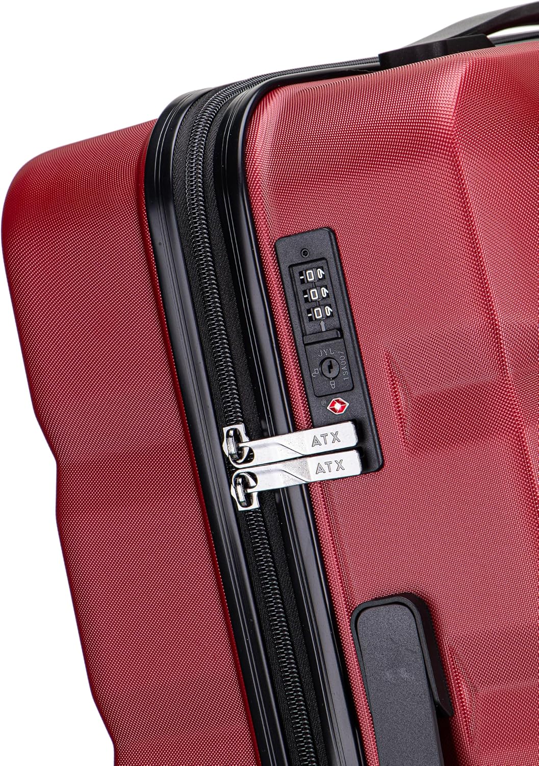 ATX Luggage Extra Large Suitcase Super Lightweight Durable ABS Hard Shell Suitcase with 4 Wheels and Built-in TSA Lock (Black, 32 Inches,132 Liter)