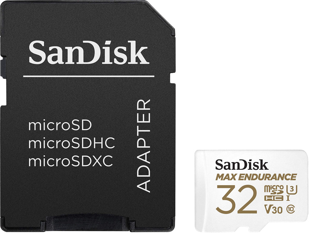 SANDISK MAX Endurance microSD Card + Adapter 128GB