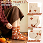 Ladies Socks Wool Thermal Fluffy Gifts For Women 5 Pairs