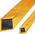 RBOCOTT Solid Color Tie Mens Necktie for Business and Wedding Party