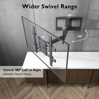 BONTEC Long Reach TV Wall Bracket, 1040 mm TV Mount for 32-75 Inch, 60 kg