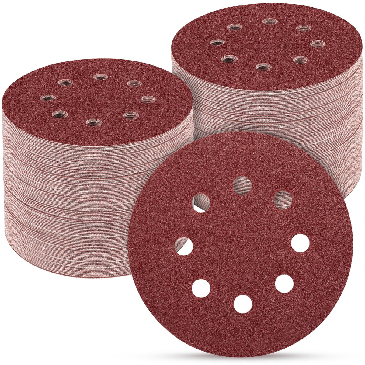 165 PCS 5 Inch Sanding Discs Random Orbital Sander Sandpaper