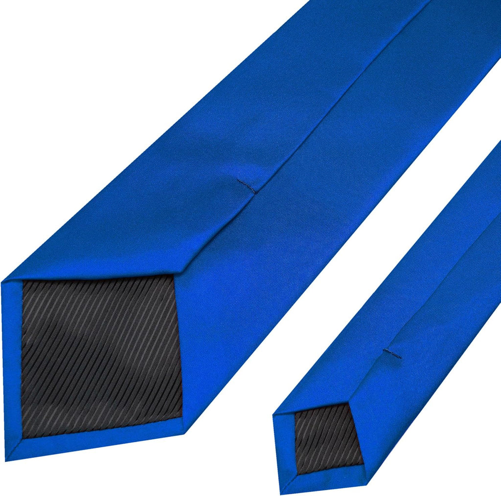 RBOCOTT Solid Color Tie Mens Necktie for Business and Wedding Party