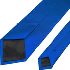 RBOCOTT Solid Color Tie Mens Necktie for Business and Wedding Party