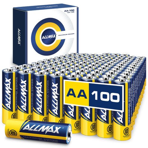 Allmax AA (LR6) Maximum Power Alkaline Batteries (12 Count) – 1.5V