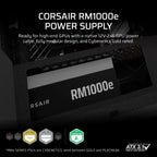 CORSAIR RM850e (2025) Fully Modular Low-Noise ATX Power Supply – Black