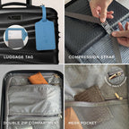 Avio Carry-On Cabin Luggage 55x40x20cm | Hard Shell Suitcase 4 Wheels