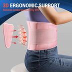 FEATOL Back Brace for Men & Women, Lower Back, Sciatica Pain Relief