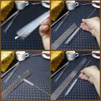 Straw Cleaner Brush Extra Long 12 inch, Extra Wide 12mm diam for Pipe Cleaners for Weed, Straw Cleaning Brush for Tubes, Downstem and Bowl, Water Bottle, Sippy Cup, Extra Long Straw Brush Set 10 Pack