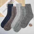 Ladies Socks Wool Thermal Fluffy Gifts For Women 5 Pairs