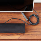 Amazon Basics Toslink Optical Audio Cable for Sound Bar, Home Theatre, 1 m, Black